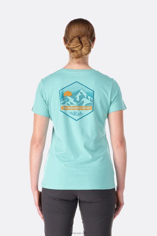 L0n04392 Camiseta De Pico De Montanha De Postura Rab