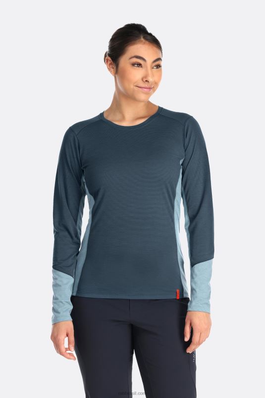 L0n04254 Camiseta Syncrino Base Ls Rab